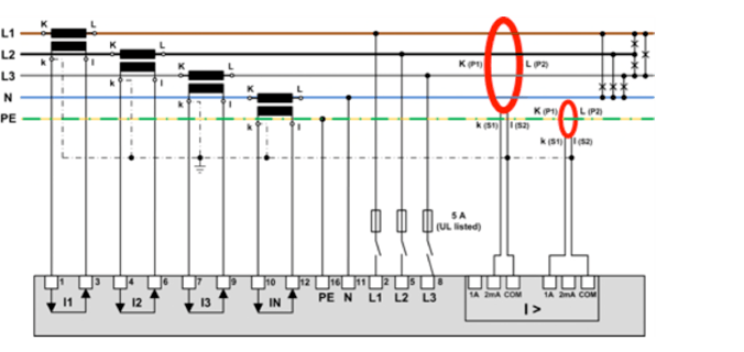 电量变送器测量差分电流
